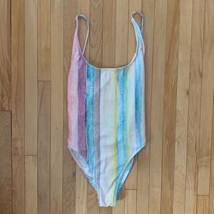 Billabong One-Piece Striped Swimsuit